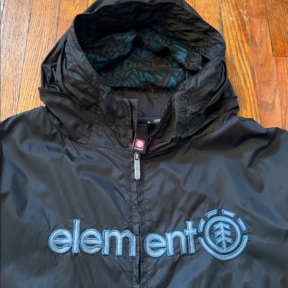 Y2K Element Vintage Hooded Jacket w/ Packable Hood - Picture 2 of 15